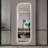 65" X 21" LED Full Length Wall Mirror, Irregular Shape Design, 3-Color Dimmable Lighting, 5Mm Copper-Free Silver Glass, Hardwired Or Plug-In, For Entryway, Bedroom & Salon