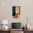 Blue And Cream II Canvas Midcentury Abstract Wall Art by Art Remedy-104321606-111664726