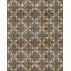 Abaca Collection Flatweave Jute / Sisal Geometric Area Rug in Beige-1019073225