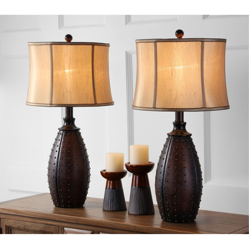 Xavier Resin Table Lamp