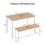 Ensemble de salle à manger 3 pièces-302642042-302642044-302642047