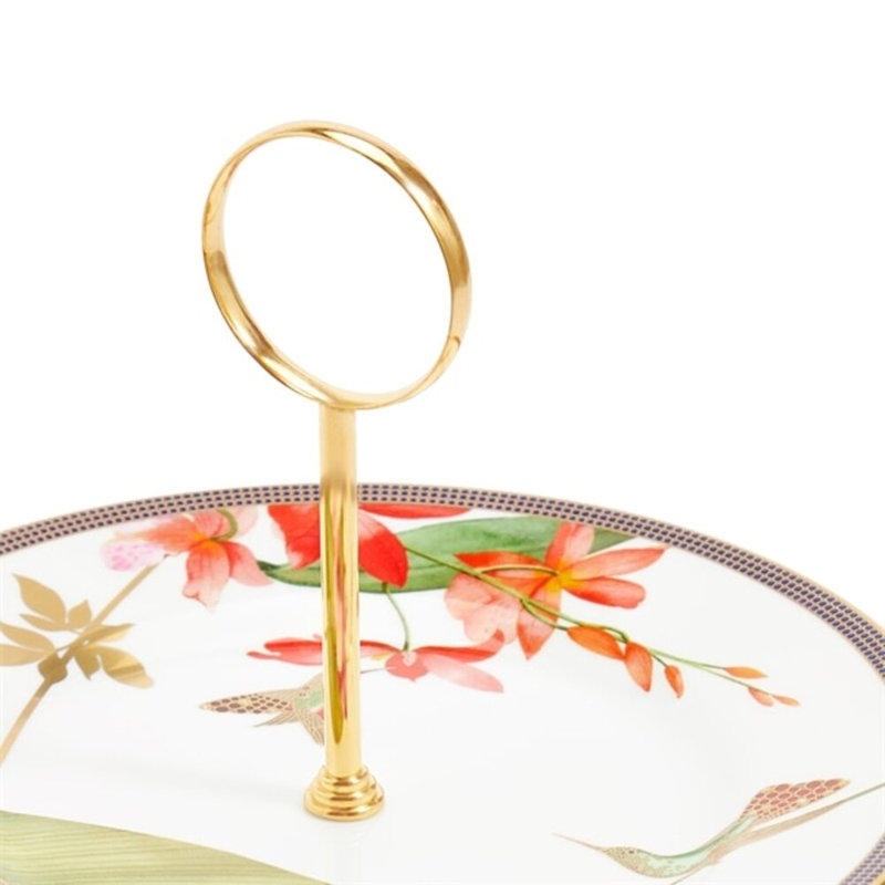 Wedgwood Hummingbird 2 Tier Cake Stand