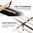 Upholstered Platform Bed with Wingback Headboard and Charging Ports-612863101