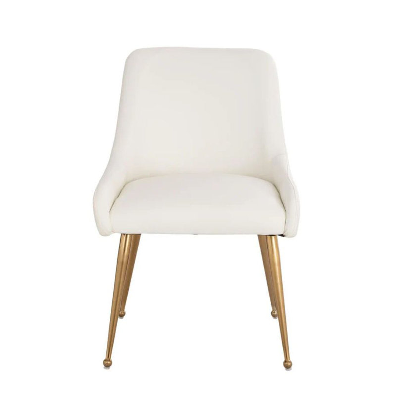 Chaise Luna Luxe, Blanc