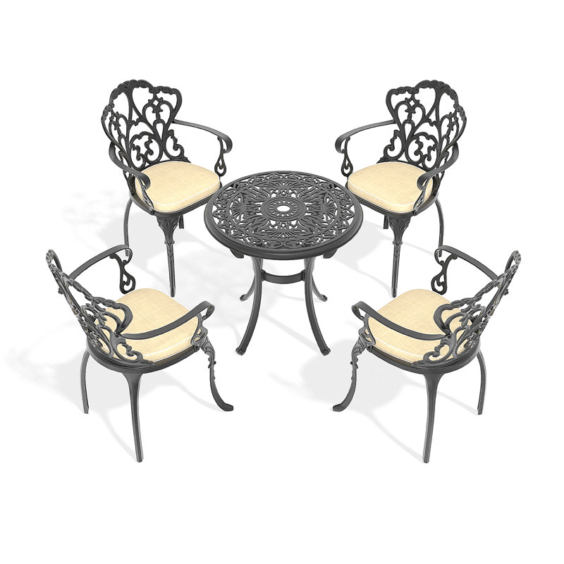 Cast Aluminum Patio Furniture, 4