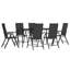 Ensemble de salle à manger rectangulaire pour 7 personnes 78,7 po Kedans-484062968-480063015