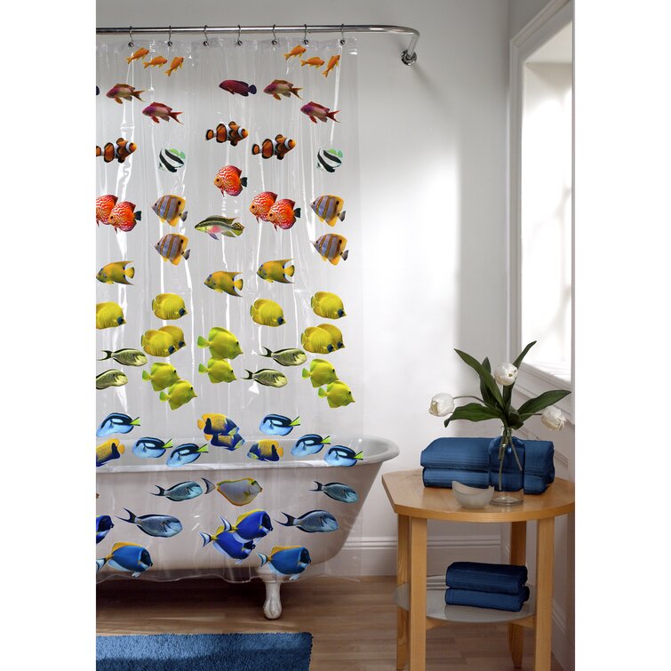 Zoomie Kids Swansea Photoreal New School Fish PEVA Single Shower Curtain &  Reviews - Wayfair Canada