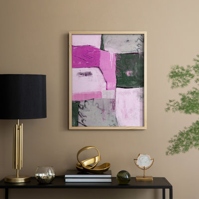 Party Mixer II Framed Print - Solid Wood