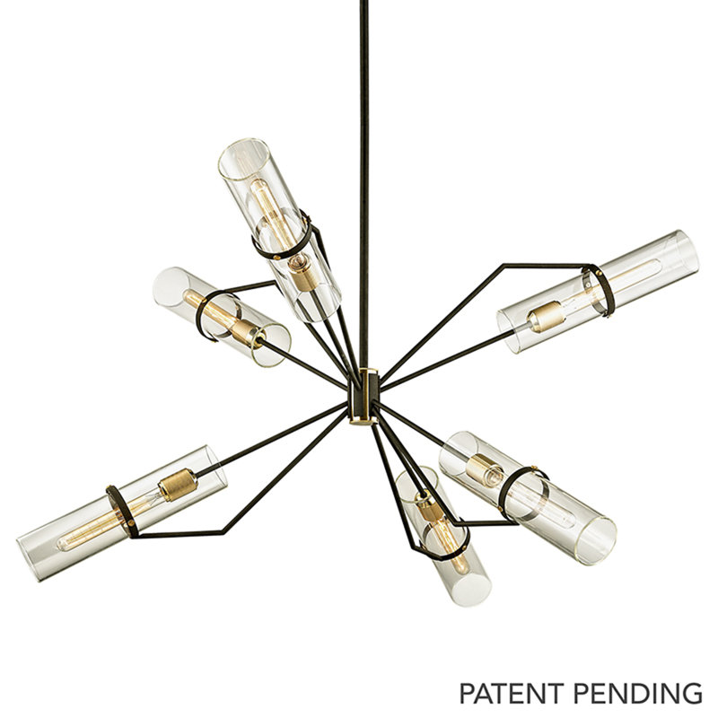Raef 6 - Light Chandelier, 64.5" H x 50" W x 50" D