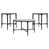 3 Pieces: Coffee Table, 2 End Tables est en rupture de stock
