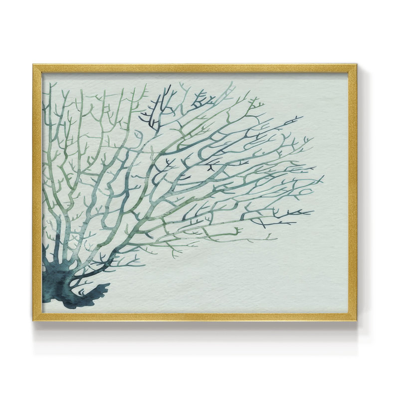 Ombre de verre de mer I - impression encadrée - réarmable, H 11 po x l 14 po