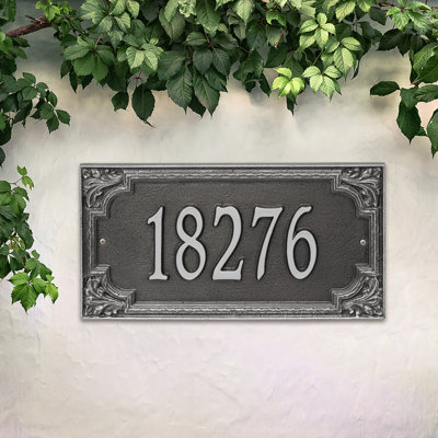 Signature Series 1-Line Wall Address Plaque