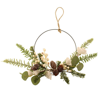 Faux Pine Polyester Wreath