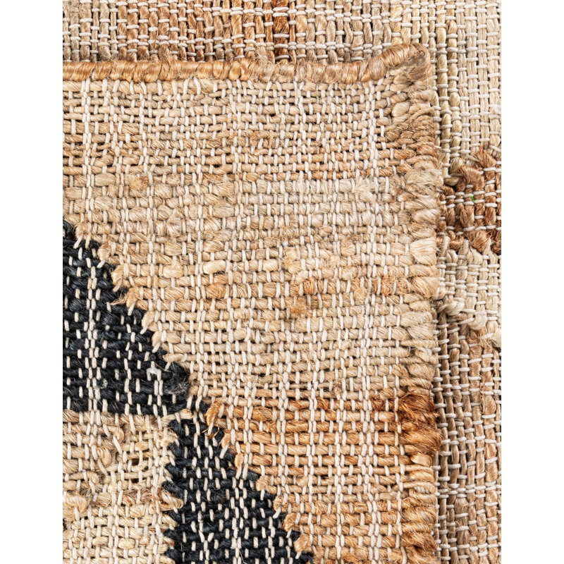  Raga Kala Handwoven Jute Rug, Runner 2'7" x 12'