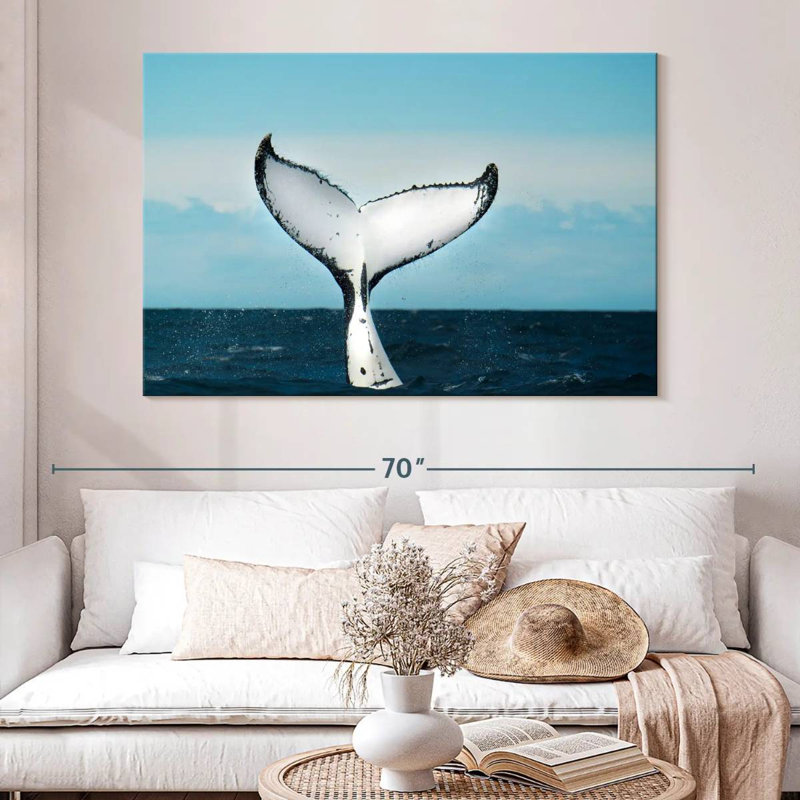 Brampt Whale Fluke, 34" H x 51" W