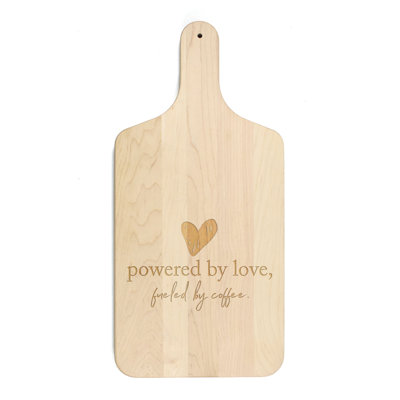 Alimenté par une planche à découper alimentée par l'amour