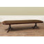 Extendable Mahogany Oval Solid Wood Dining Table