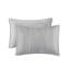Ensembles de literie gris doux, courtepointe en polyester de style moderne pour la maison