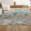 Tapis bleu / gris Lasley-1165405422