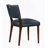 Midnight Blue Faux Leather Dining Chair - Set Of 2