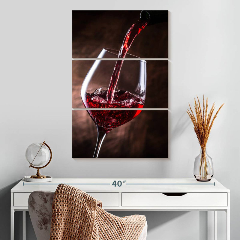 Yarlin Classic Red Wine, 32" H x 20" W