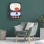 Art mural sur toile tendue - "Rex One" Rex Ray pour décoration de salon, de chambre à coucher ou de bureau - 14 x 19
