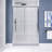 46.5"-48" W x 72" H Single Sliding Framed Shower Door | 1/5" (5mm) Thickened Upgrade Tempered Glass | Stainless Steel Hardware | Safe,Magnetic, Explosion-Resistant, Clear & Stylish, Sturdy & Durable-118804022
