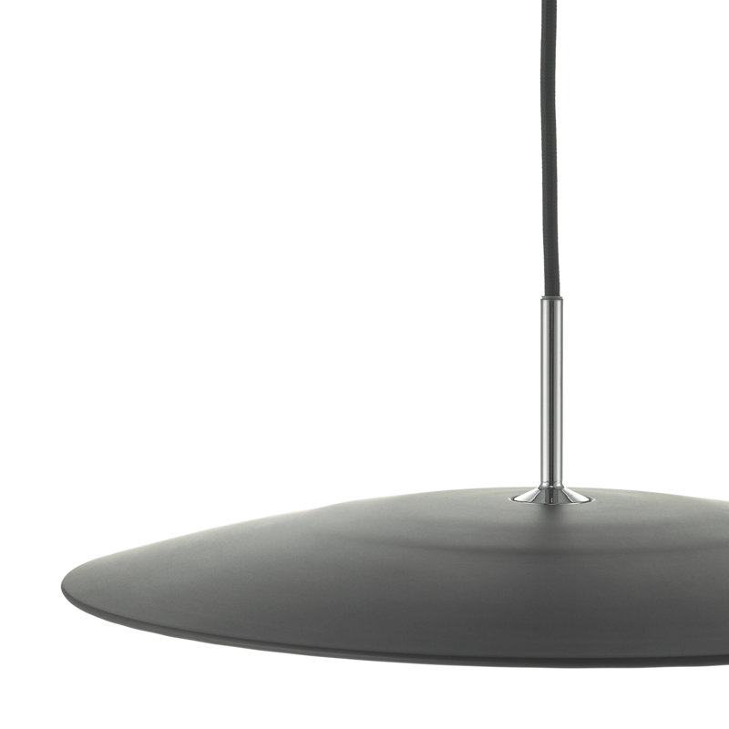 Kristina 1 - Light LED Dome Pendant, Matt Black