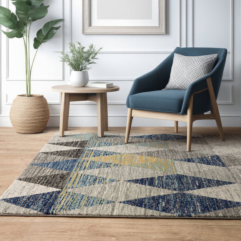 Ralph Geometric Area Rug, Rectangle 200 x 290 cm