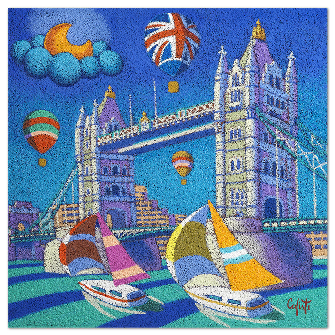 Kunstdruck London, Tower Bridge von Stefano Calisti