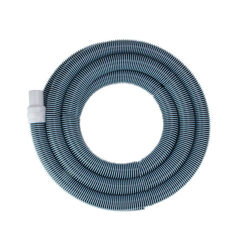 Tuyau d'aspirateur spiralé à spirale avec manchette pivotante - 18 pi x 1,25 po - bleu