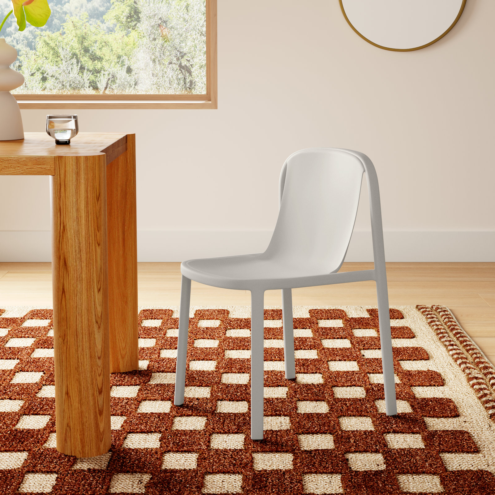 Decade Dining Chair, Putty