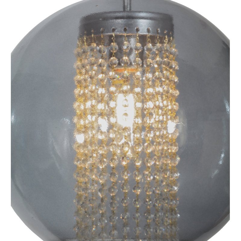 Luminaire suspendu à globe unique à 1 lumière