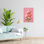 Art contemporain, art mural pivoine contemporaine