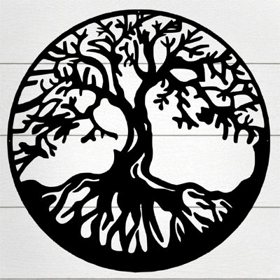Wall Decor Handmade Traditional Plants & Flowers Wall Decor on Metal