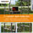 Sunjoy  8 ft. x 5 ft. Steel 2-tier Grill Gazebo Hardtop Brown Steel Frame Gazebo with Ceiling Hook and Shelves
