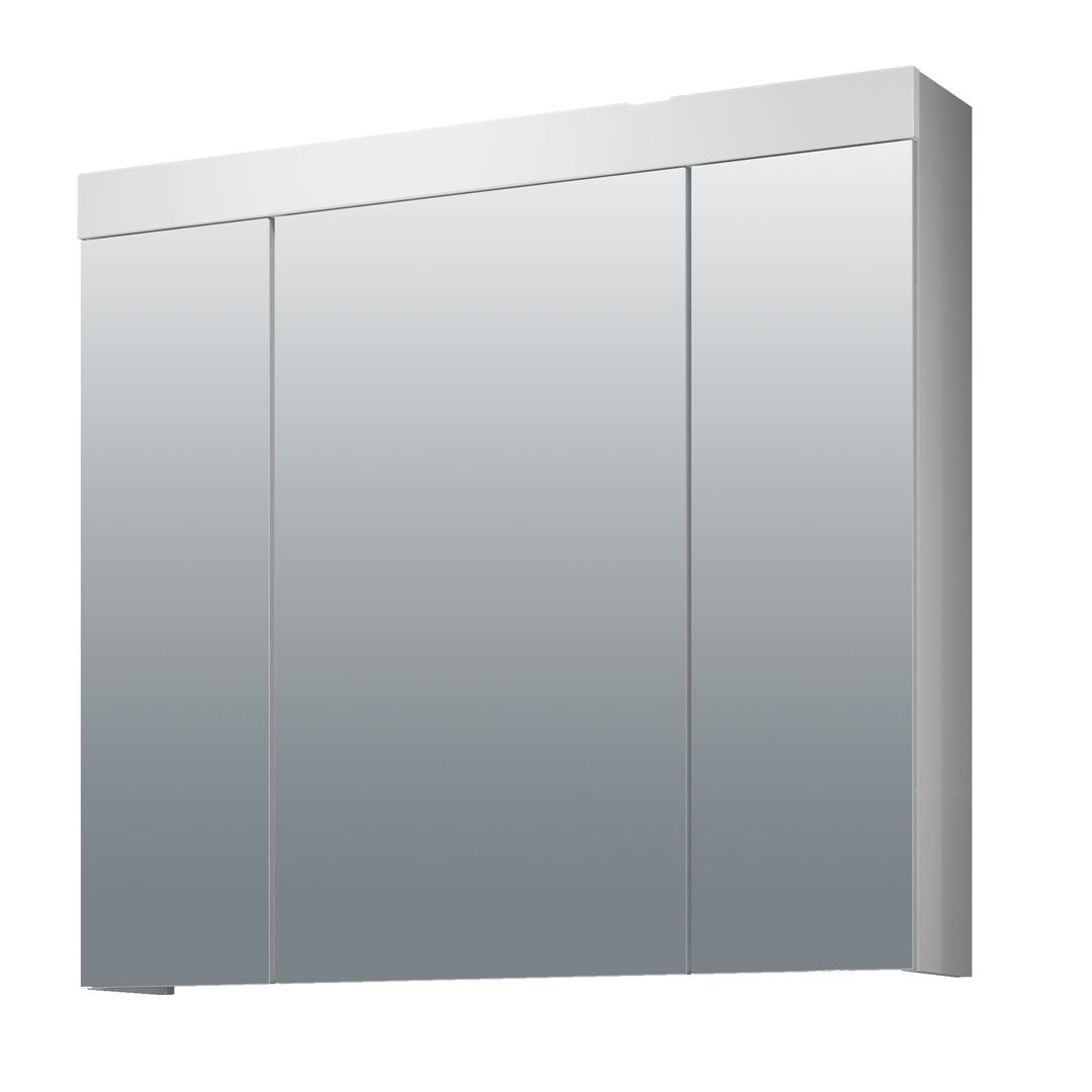 80 cm x 75 cm Spiegelschrank Crowne