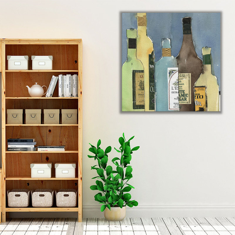 Huile et vinaigre I - reproduction d'art sur toile, H 24 po x l 24 po