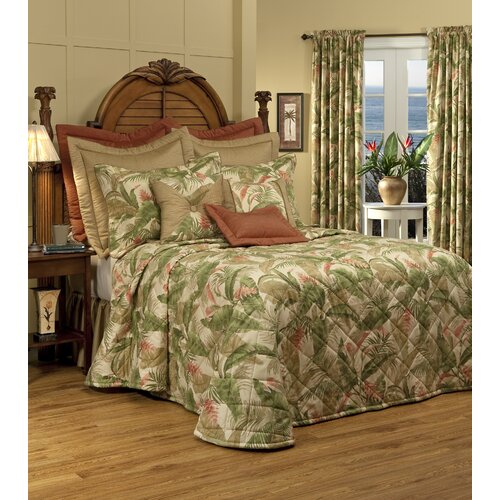 thomasville at home La Selva Cotton Floral Coverlet | Wayfair