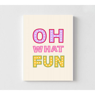 Framed Art Print - Custom Wall Art With Vibrant Colors & Playful Typography
