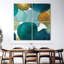 Filigrane Avery bleu sarcelle carré II-109140999