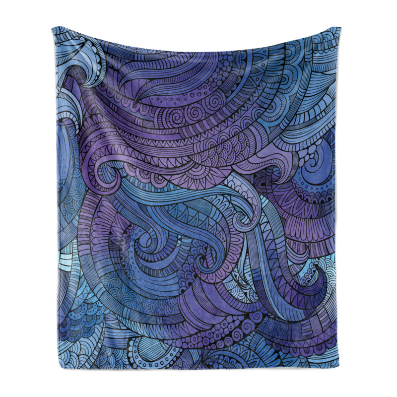 Hand Woven Throw Blanket, 50" x 60"