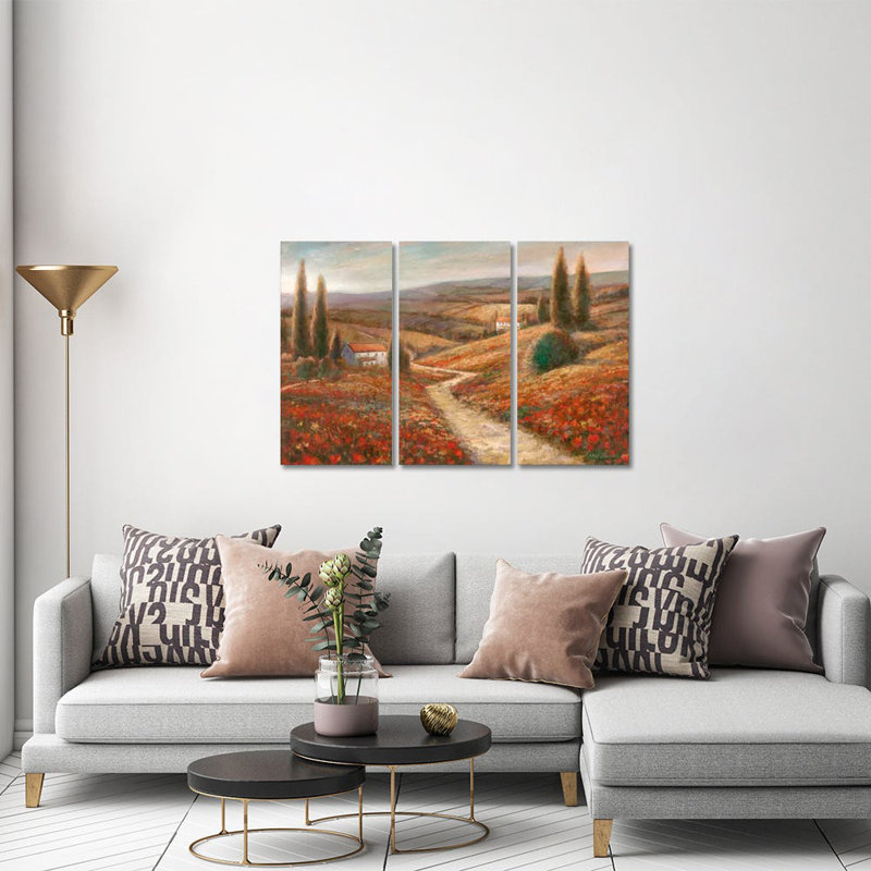 «Fields of Color» par Ruane Manning, estampe numérique sur toile tendue