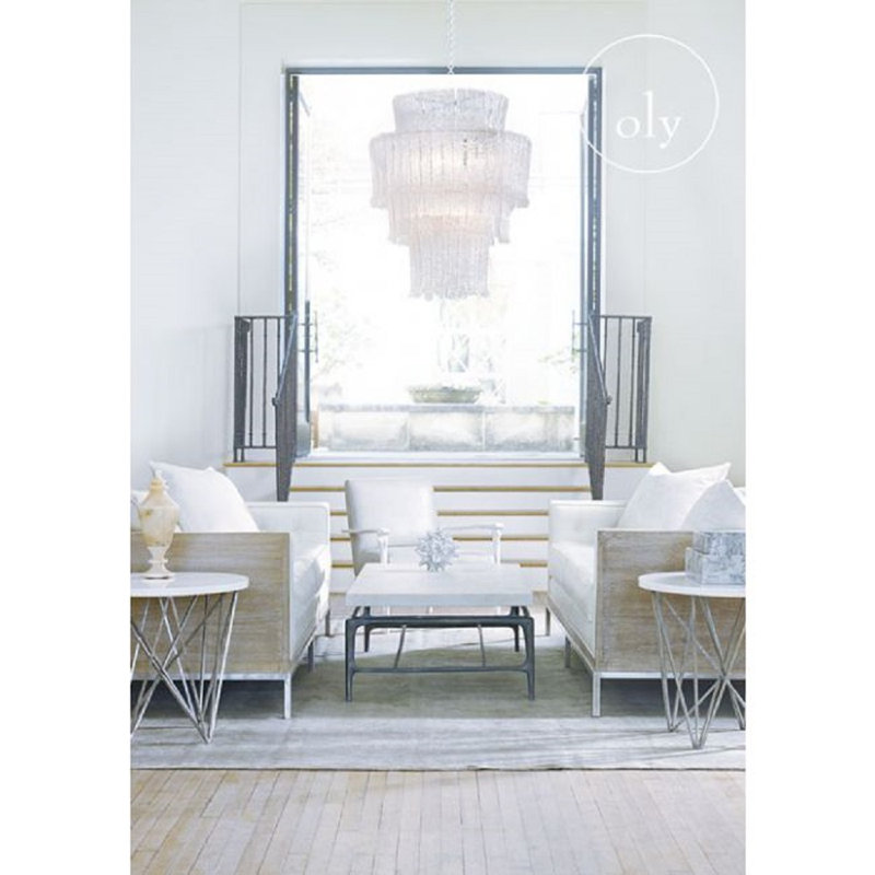 Gisele 4-Light Tiered Chandelier, Silver