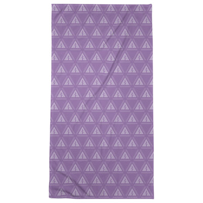 Serviette de plage d’arbre minimaliste classique Barbra