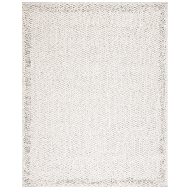 Ithaca Cream Braided Wool and Viscose 8' x 10' Rug