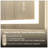 Frameless Tempered Mirror with Dual LED Light Strips for Front and Back Lighting, Perfect for Modern Bathrooms-1110833789