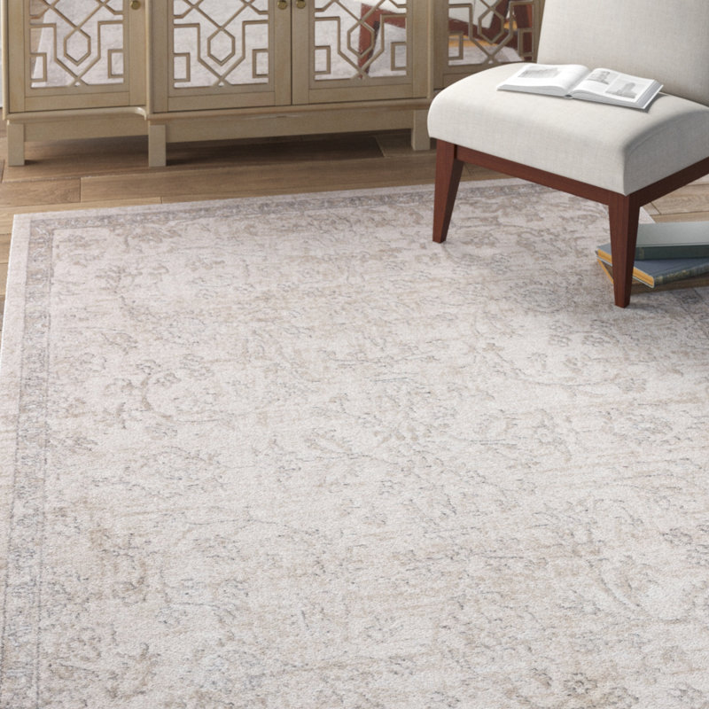 Gautier Floral Indoor Rug, Rectangle 6'1" x 9'