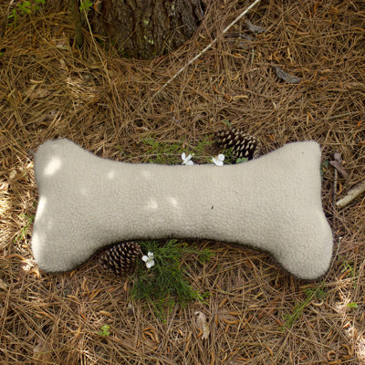 Sherpa Bone Pet Pillow