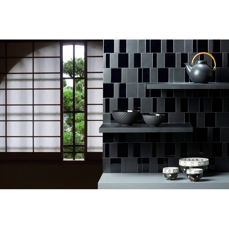 Forma-Mix Mosaic Sheet, Black